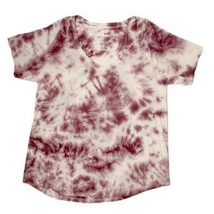 American Eagle Outfitters Purple Tie Dye T-shirt - SMALL